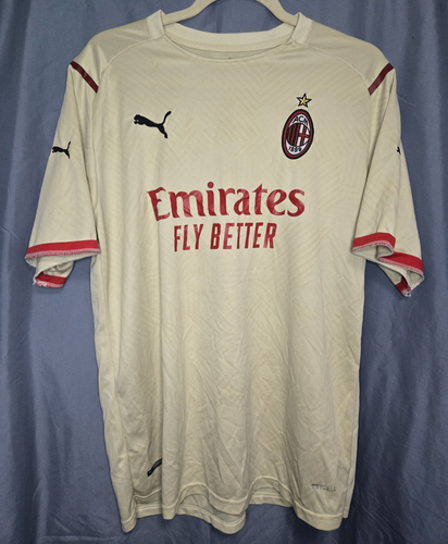 PUMA AC Milan White Soccer Jersey Emirates Fly Better #15