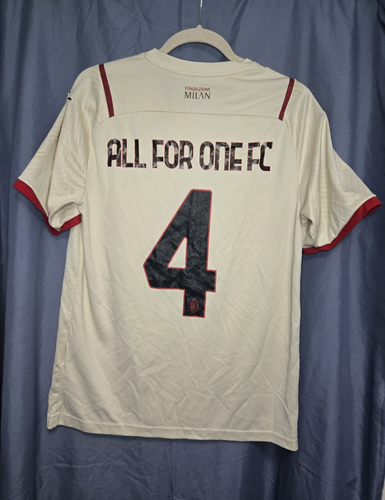 PUMA AC Milan White/Red Soccer Jersey Emirates Fly Better #4
