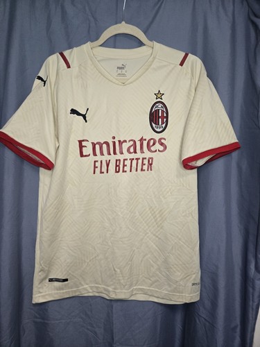 PUMA AC Milan White/Red Soccer Jersey Emirates Fly Better #4 - photo 2