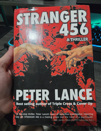 Peter Lance Stranger 456 Hardcover Thriller Fiction Signed & Ins