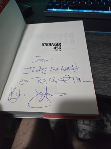 Peter Lance Stranger 456 Hardcover Thriller Fiction Signed & Ins - photo 2