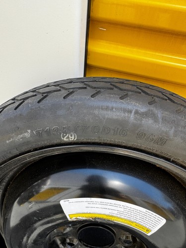 OEM Yokohama T125/70D16 96M Temporary Spare Tire Donut - photo 5