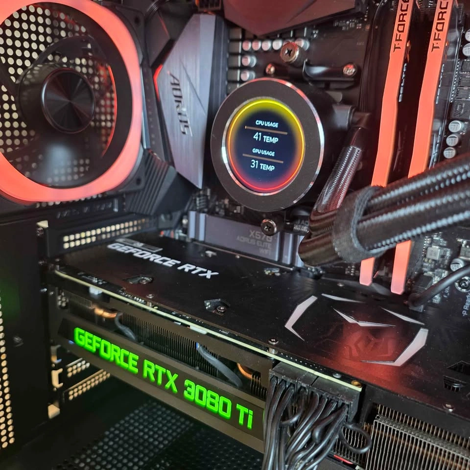 RTX 3080Ti R7 5800X (32GB DDR4 & 2TB SSD) Gaming PC - photo 3