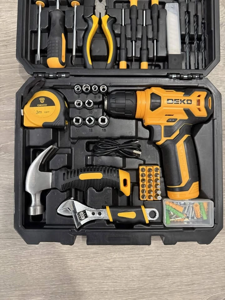 DEKOPRO Tool Set: Tool Kit with 8V Cordless Drill - photo 2