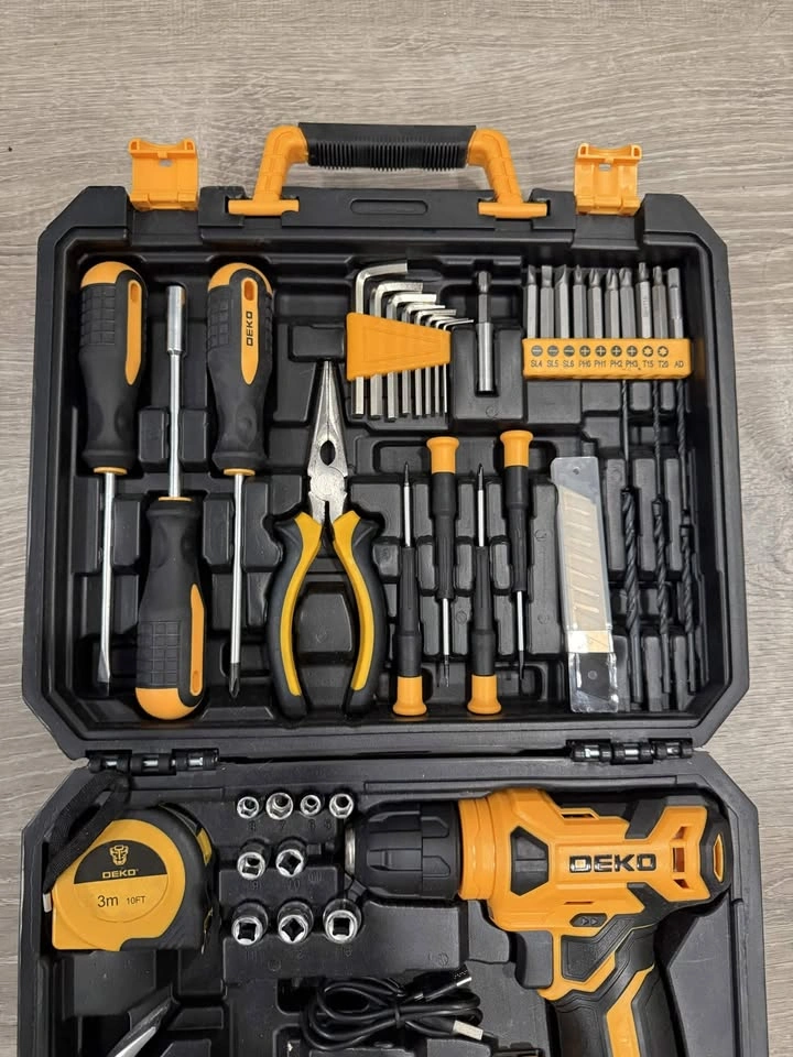 DEKOPRO Tool Set: Tool Kit with 8V Cordless Drill - photo 3