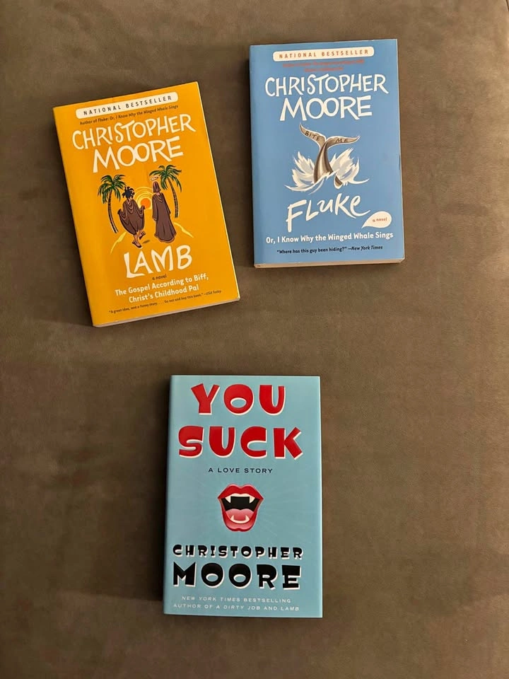 3 Christopher Moore Books