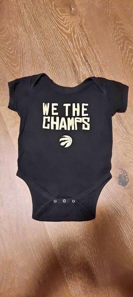 EUC Raptors Championship bodysuit (24 months)