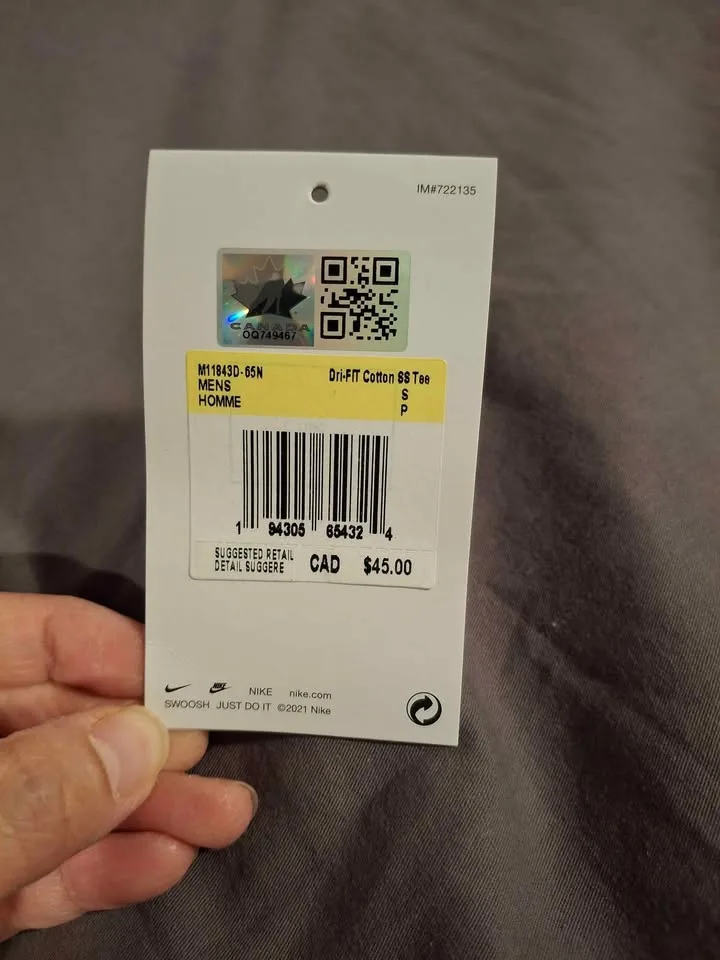 Men's Nike Team Canada Dri Fit Cotton T-shirt (size small) image indicator(4)