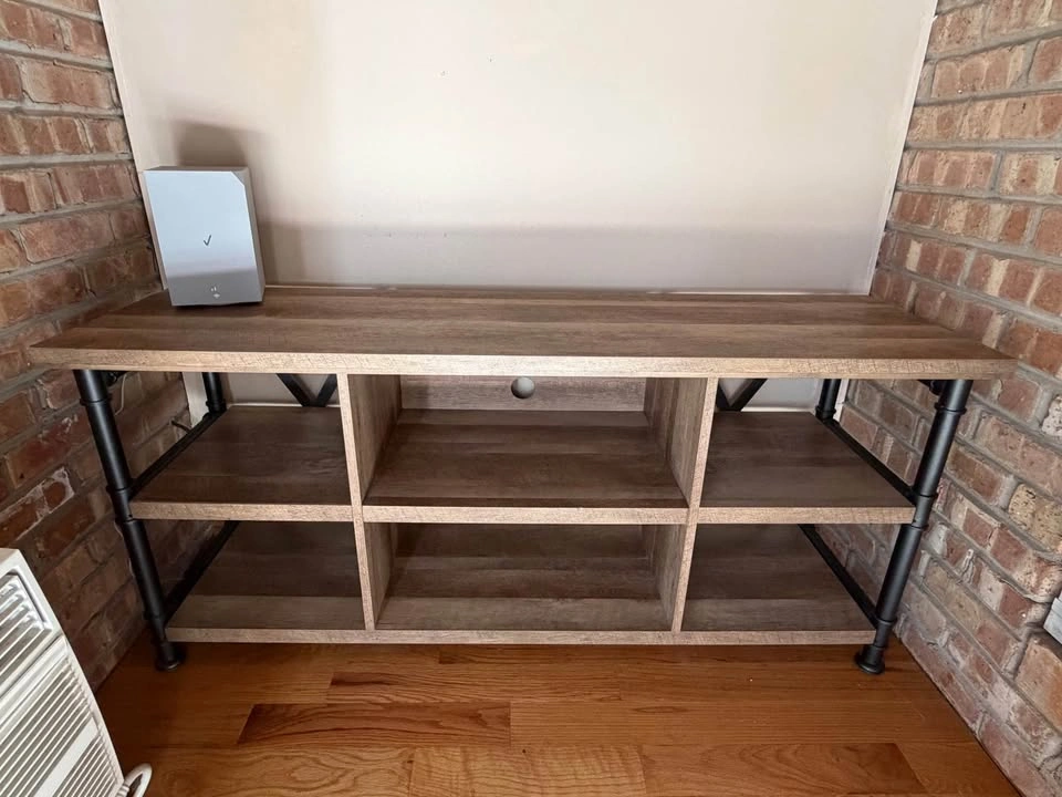 Irondale contemporary TV stand