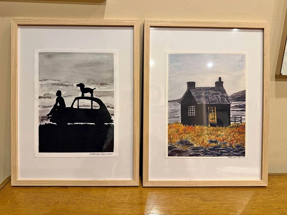2x Framed signed prints - Orvañanos