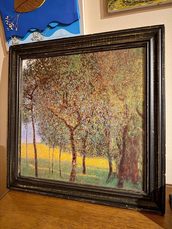 Gustav Kilmt - Fruit Trees (framed giclée reproduction)
