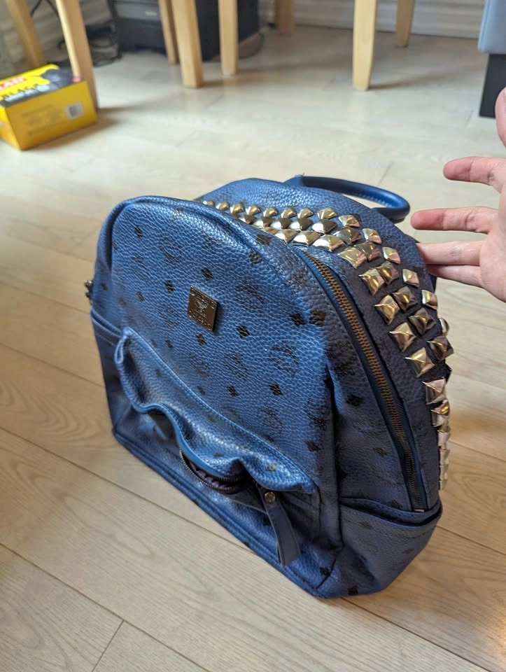 Studded MCM Backpack