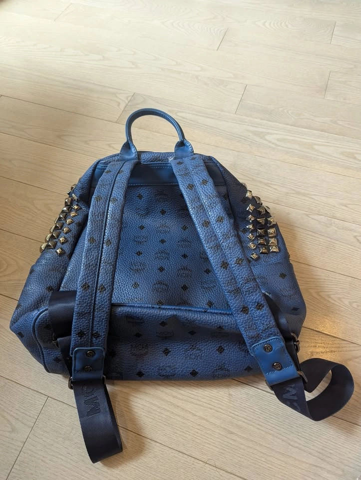 Studded MCM Backpack - photo 3