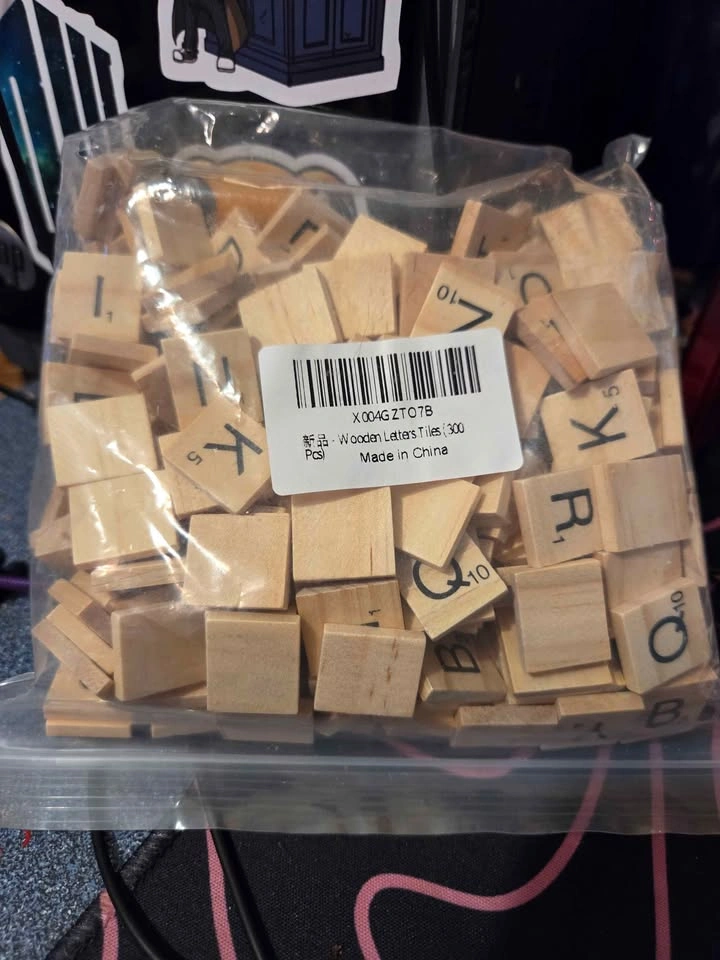 300 Piece Wooden Letter Tiles - photo 2