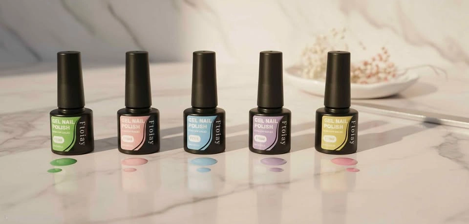 Gel Nail Polish Set with mini UV Nail Lamp - photo 2