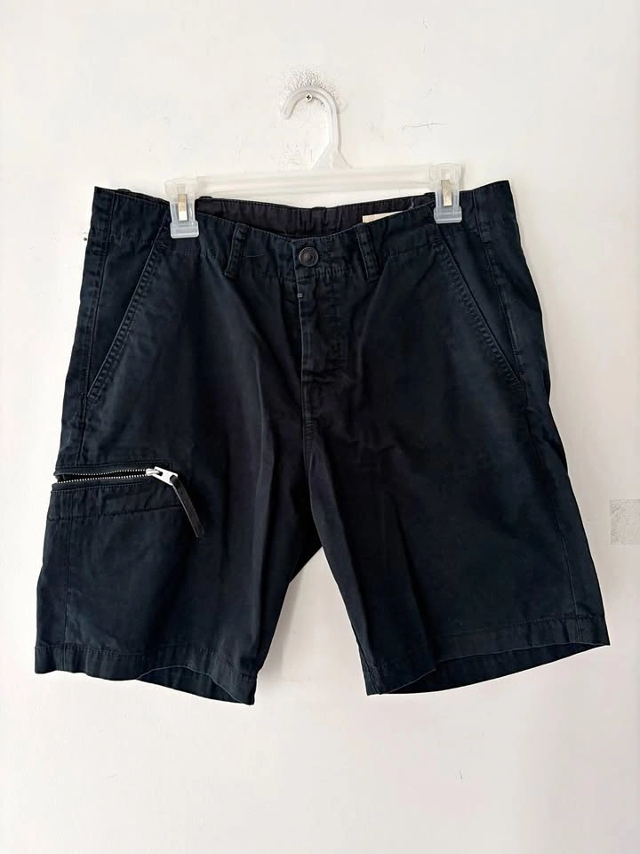 Allsaints Radar Vent Mens Cotton Shorts Size 32