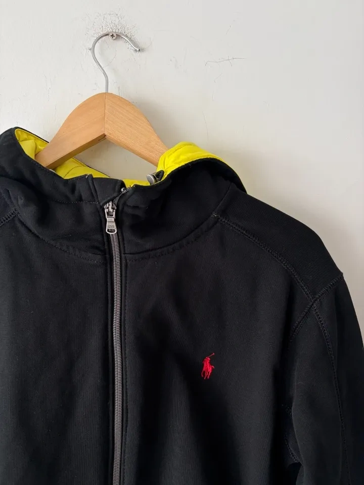 Polo Ralph Lauren Mens Crest Cookie Patch Zip-Up Hoodie Size M - photo 2