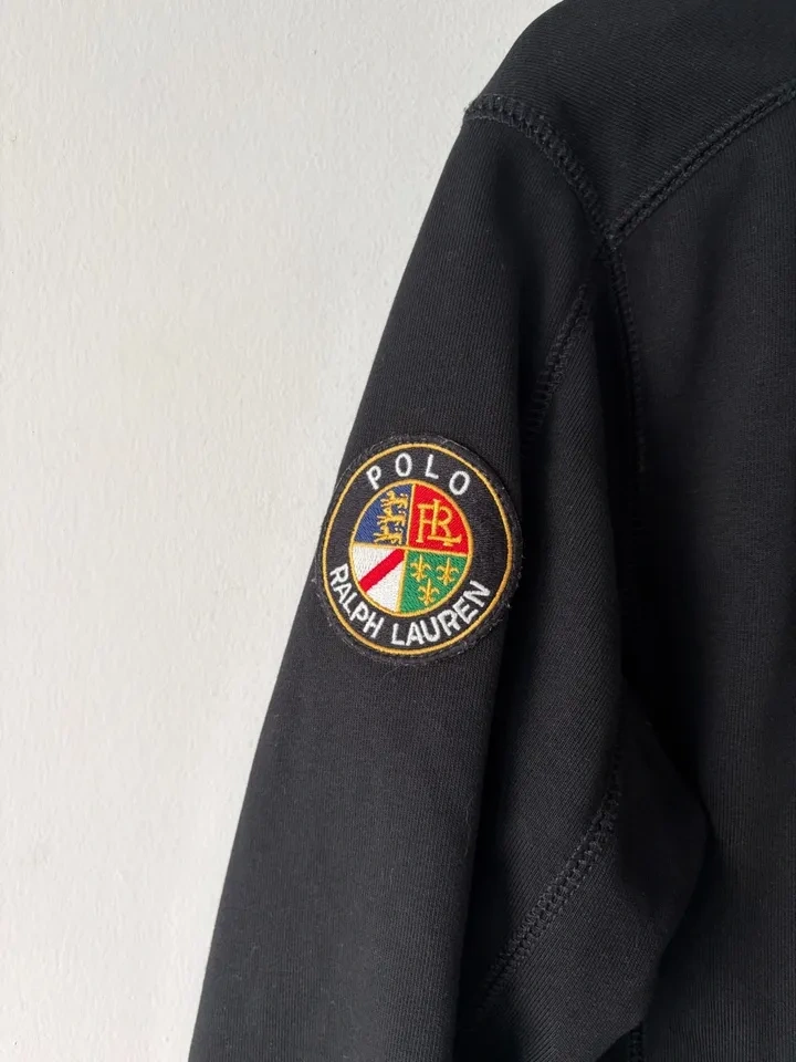 Polo Ralph Lauren Mens Crest Cookie Patch Zip-Up Hoodie Size M - photo 3