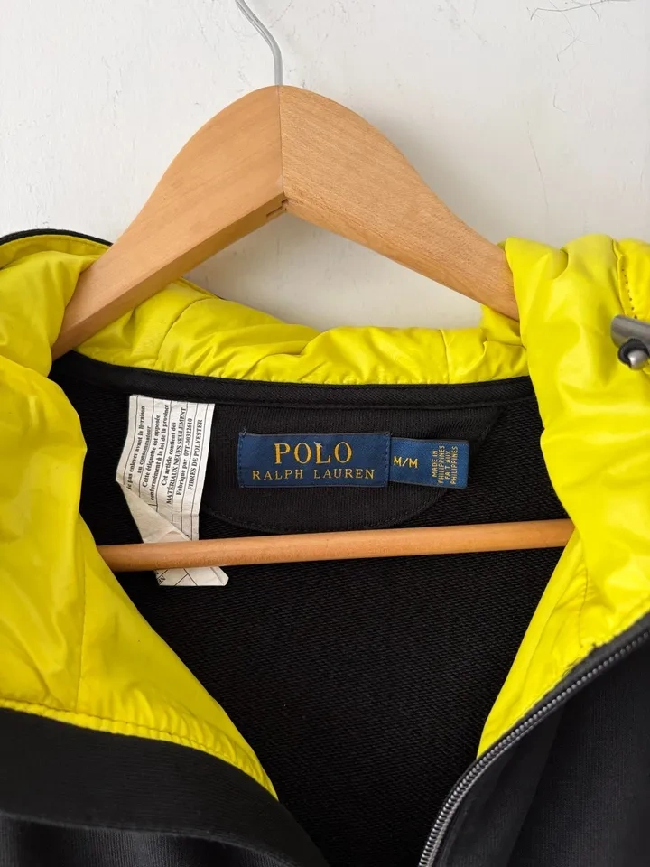 Polo Ralph Lauren Mens Crest Cookie Patch Zip-Up Hoodie Size M - photo 4