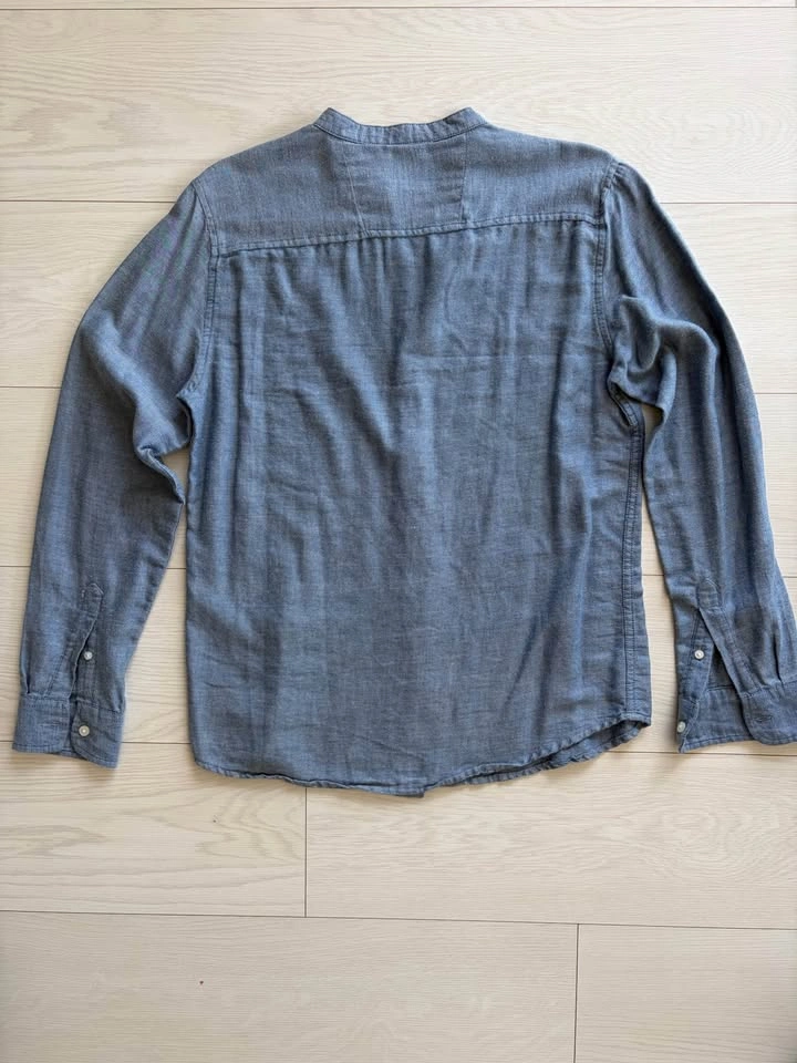 Only & Sons Grandad Collar Slim Fit Shirt(Size M) - photo 3