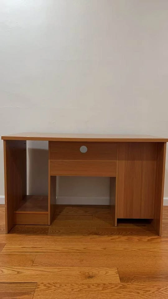 Wooden Computer Desk with Drawers - photo 4