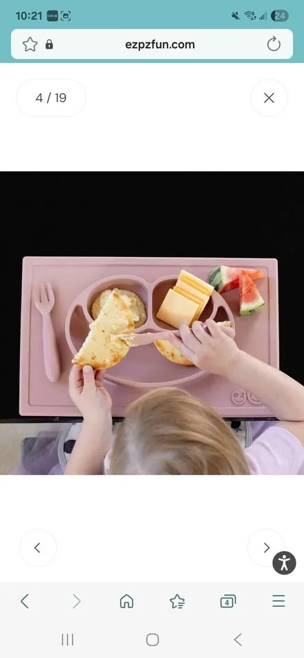 EZPZ Pink Happy Mat image indicator(2)