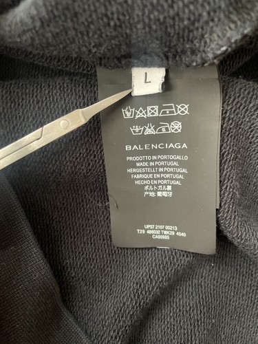 Balenciaga iPhone Pocket Hoodie Size L - photo 3