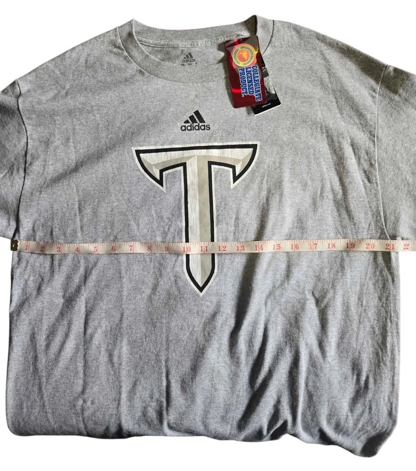 Adidas Troy Trojans Long Sleeve Shirt Men’s Large Gray - photo 3