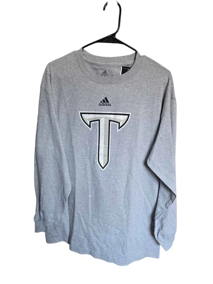 Adidas Troy Trojans Long Sleeve Shirt Men’s Large Gray - photo 5