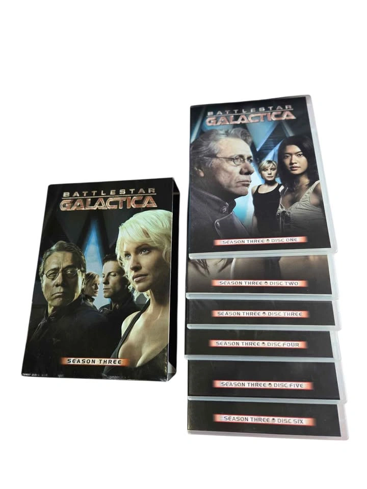 Battlestar Galactica Seasons 1–3 DVD Lot - photo 3