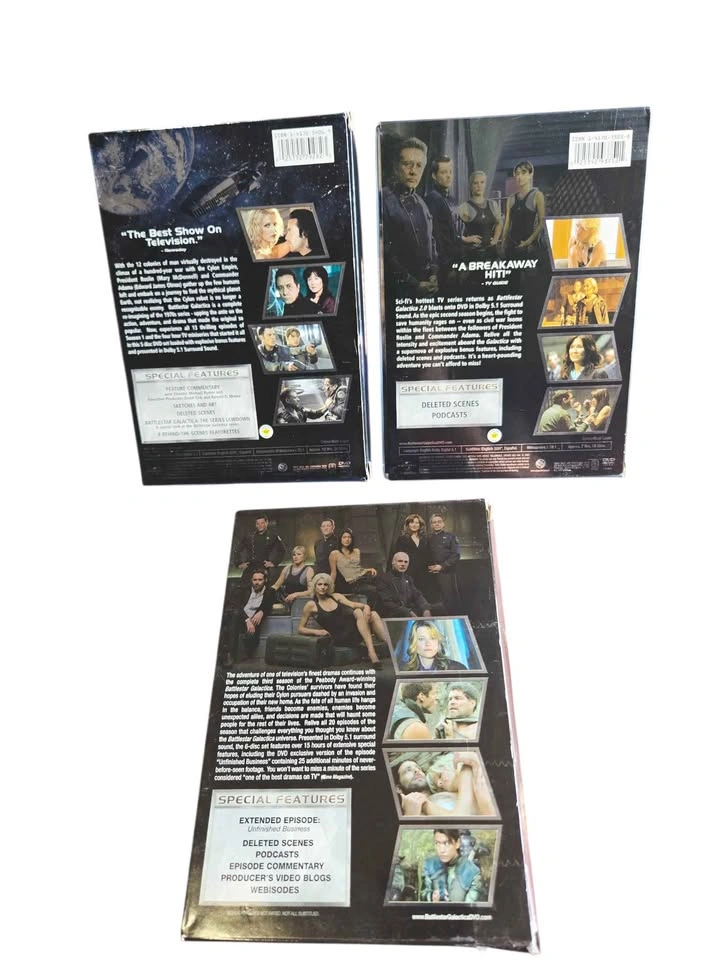 Battlestar Galactica Seasons 1–3 DVD Lot - photo 5