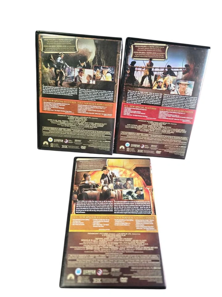 Indiana Jones Adventure Collection DVD Set - 3 Movies - photo 5
