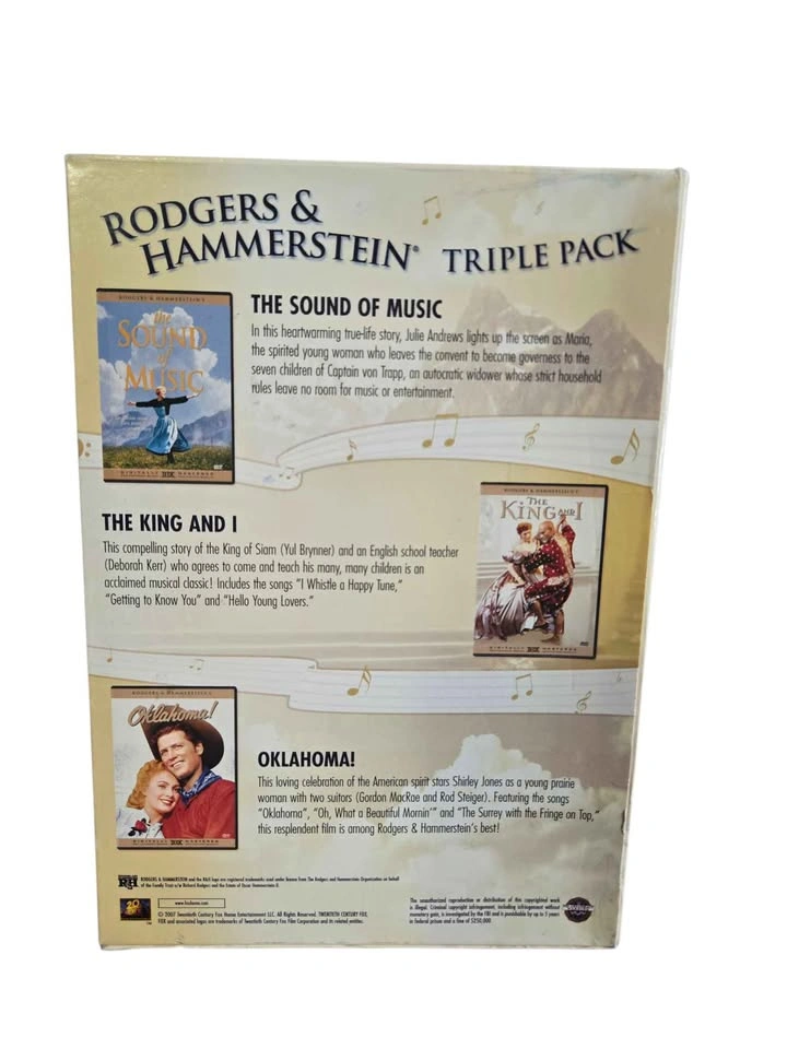 Rodgers & Hammerstein Triple Pack DVD Set - photo 3