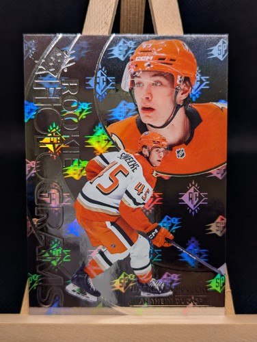 2025-26 UD SPX Rookie Holograms #163 Beckett Sennecke - Ducks