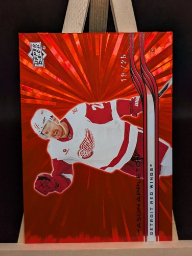 2025-26 UD Extended Series Red Outburst Mason Appleton #19/25