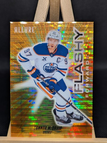 2025-26 UD Allure Flashy Forwards Orange Spectrum Connor McDavid