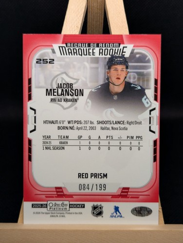 2025-26 O-Pee-Chee Platinum - Marquee Rookies Jacob Melanson - photo 2