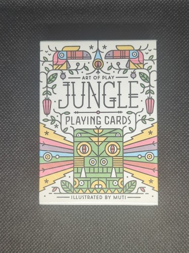 Jungle Playing Cards Art of Play, Rare Limited Edition New/Seale