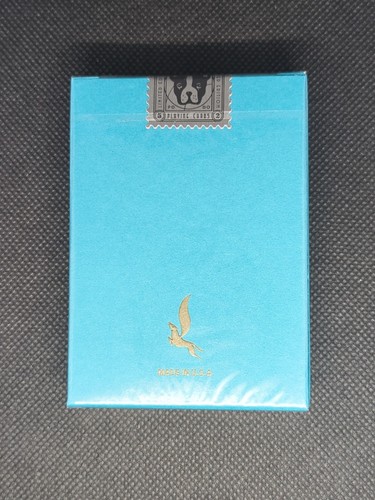 PEAU DOUX Turquoise PLAYING CARDS V1 Deck Cardini Art of Play - photo 2