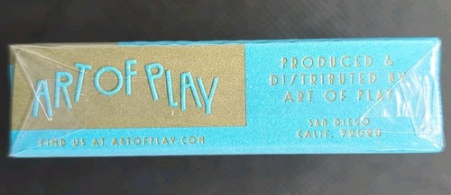 PEAU DOUX Turquoise PLAYING CARDS V1 Deck Cardini Art of Play - photo 5