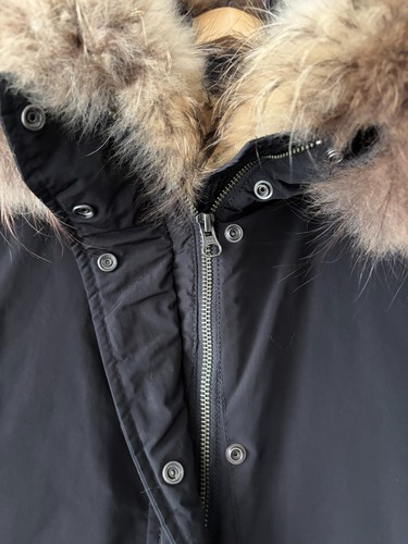 Woolrich Real Fur Trim Women's Down Bomber Jacket Size S - photo 4