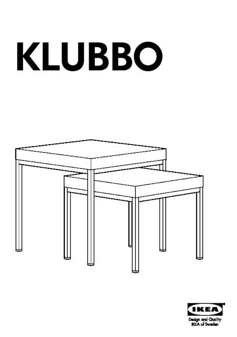 IKEA Klubbo Nesting Tables - Set of 2 - photo 5