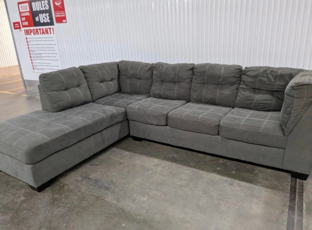 Grey Sectional- Free Delivery - photo 2