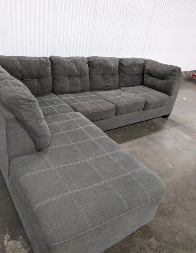 Grey Sectional- Free Delivery - photo 3