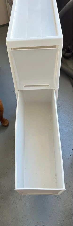 4-Drawer Plastic Storage Tower – White - photo 2