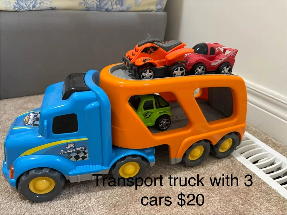 Assorted Kids Toy Trucks and Vehicles- 8 trucks - photo 4