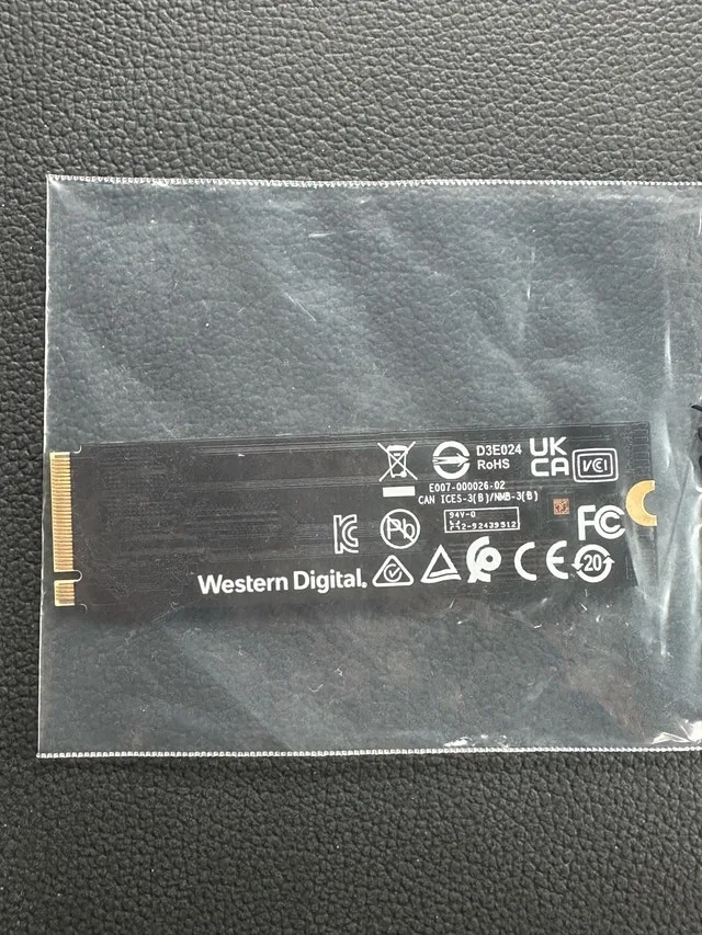 Western Digital WD Gen4 x4 512GB NVMe SSD