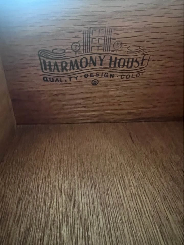 Designer Two-Tone MCM Walnut Highboy | Harmony House - photo 3