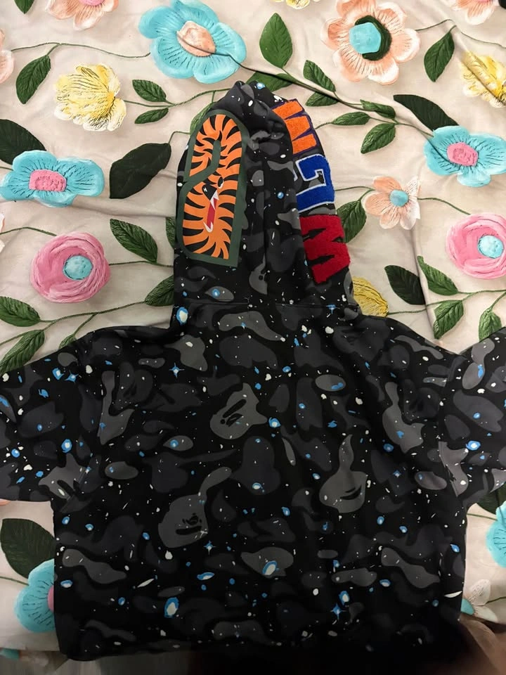 bape hoodie black rep - photo 2