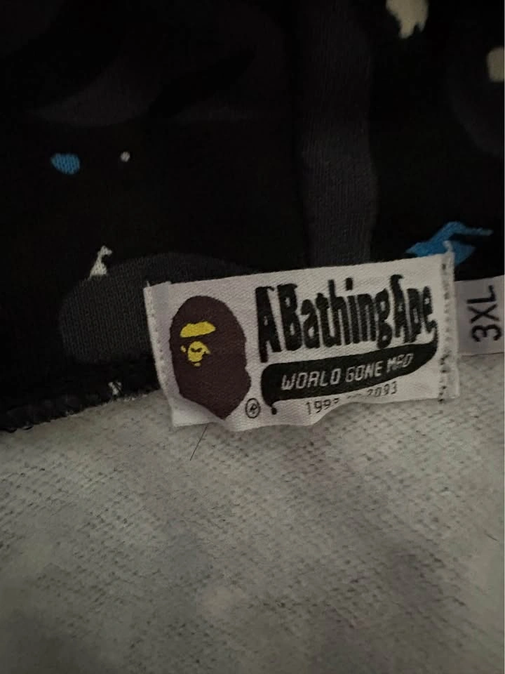 bape hoodie black rep - photo 3